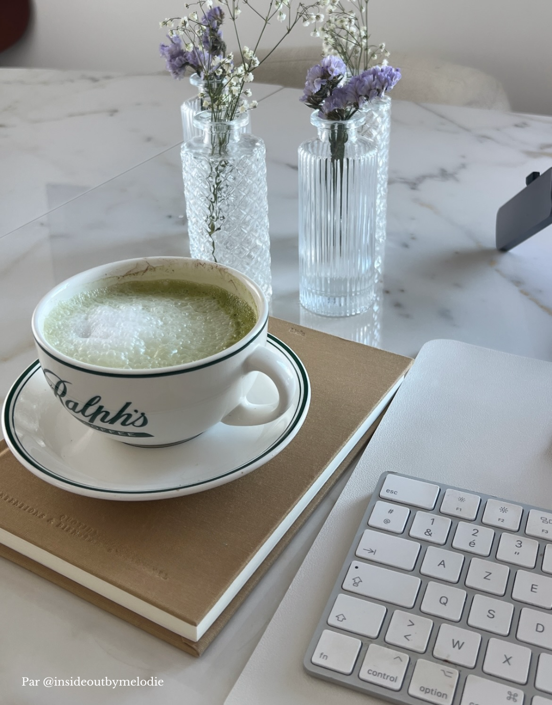 Journal Unile avec matcha latte