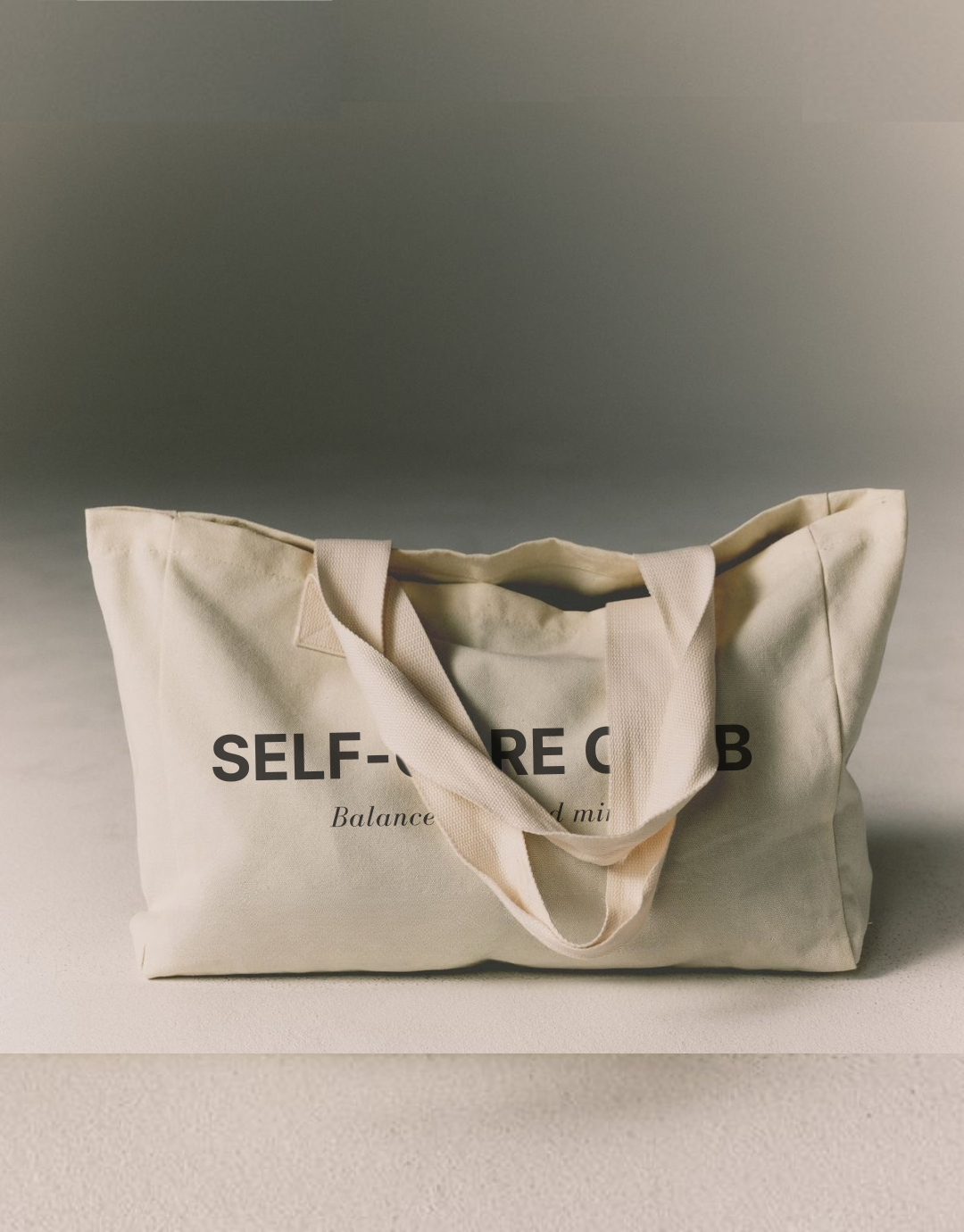 Maxi shopper bag self-care Club x Unile pour la plage ou le sport