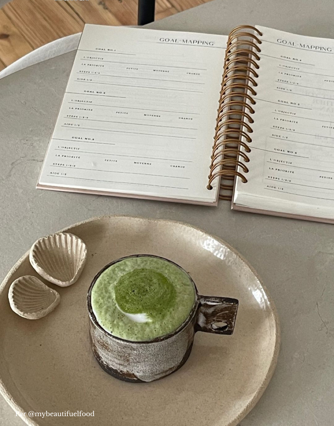 planner My Beautiful Food planner d'objectifs pour femmes.