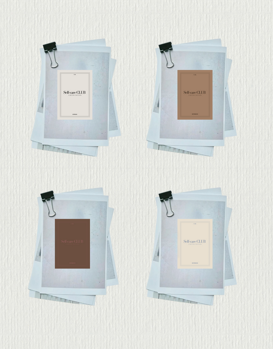 Collection sunkissed notebooks self-care club par Unile