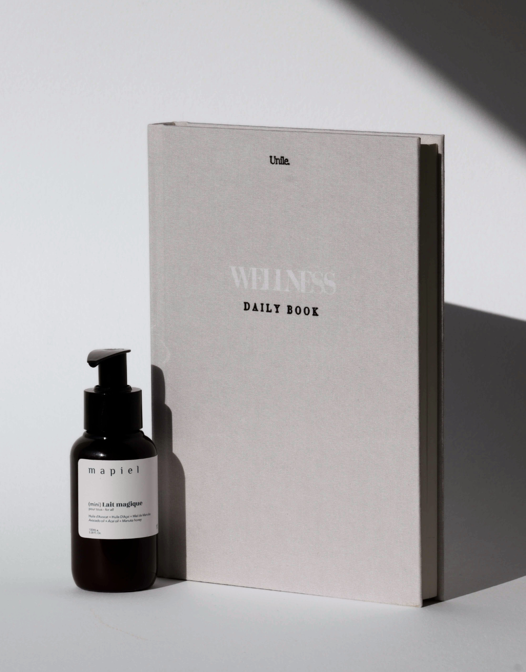 Duo Wellness book Unile et lait magique Mapiel en édition limitée