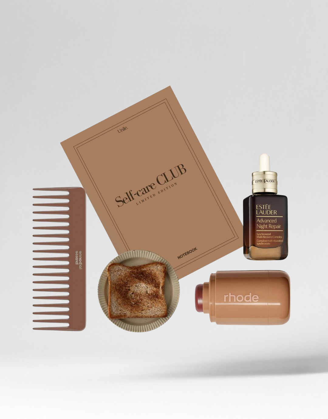Collage du notebook toasted brown Self-care club x Unile