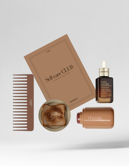 Collage du notebook toasted brown Self-care club x Unile