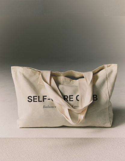 Maxi shopper bag self-care Club x Unile pour la plage ou le sport
