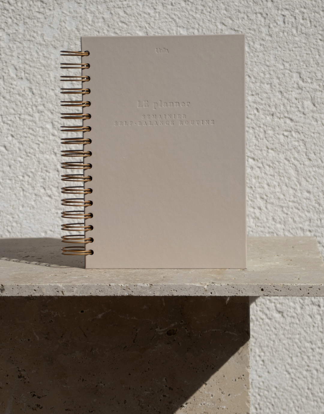 self-care planner classic beige Unile