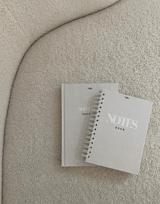 Duo Wellness book et notebook Unile Self-care