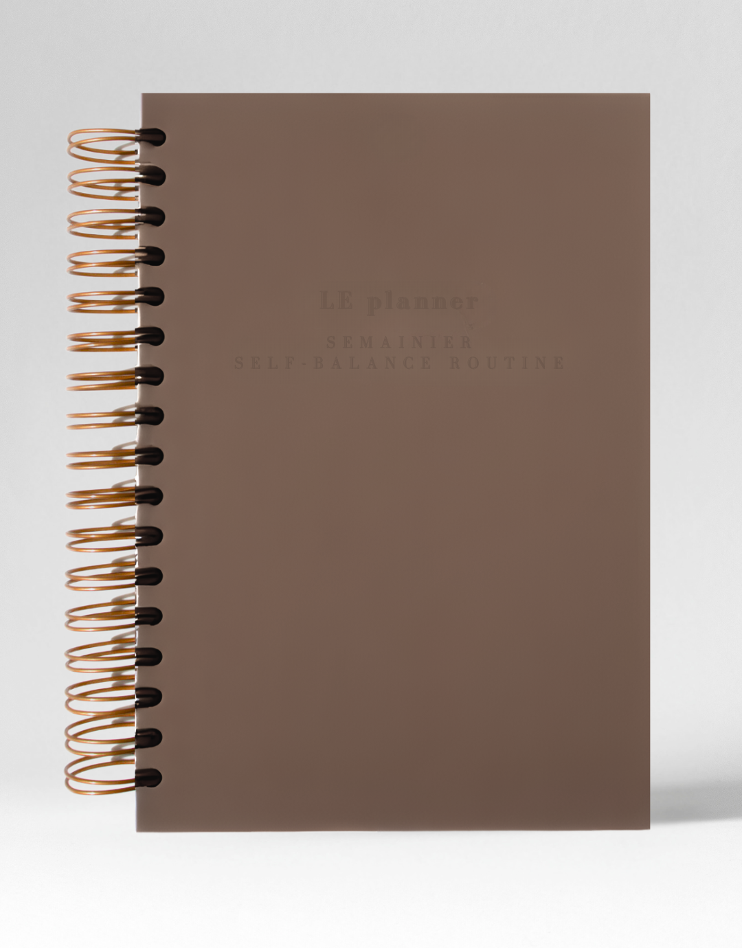 Planner bien-être féminin Unile en coloris Cocoa.