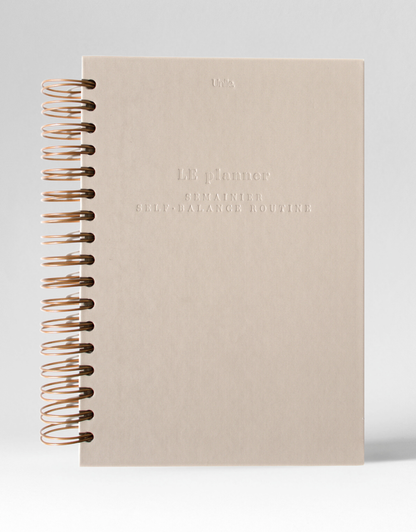 Planner bien-être féminin Unile en coloris Glazed.